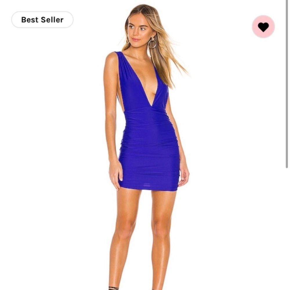 REVOLVE Superdown Shelby Cobalt Mini Dress